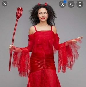 She Devil Womens Halloween Costume 8 10 12 14